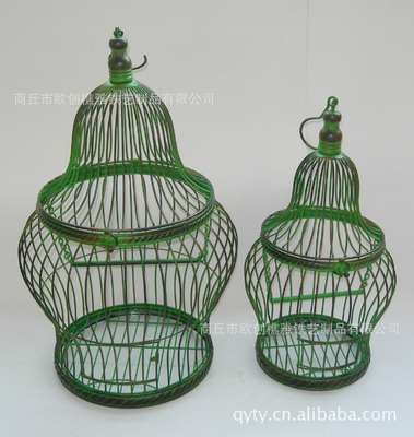 【铁艺 鸟笼 铁艺鸟笼 铁艺工艺品 宠物笼 铁艺装饰】价格_厂家_图片 -
