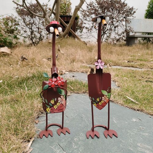 铁艺鸭趣 花园里的金属田园诗